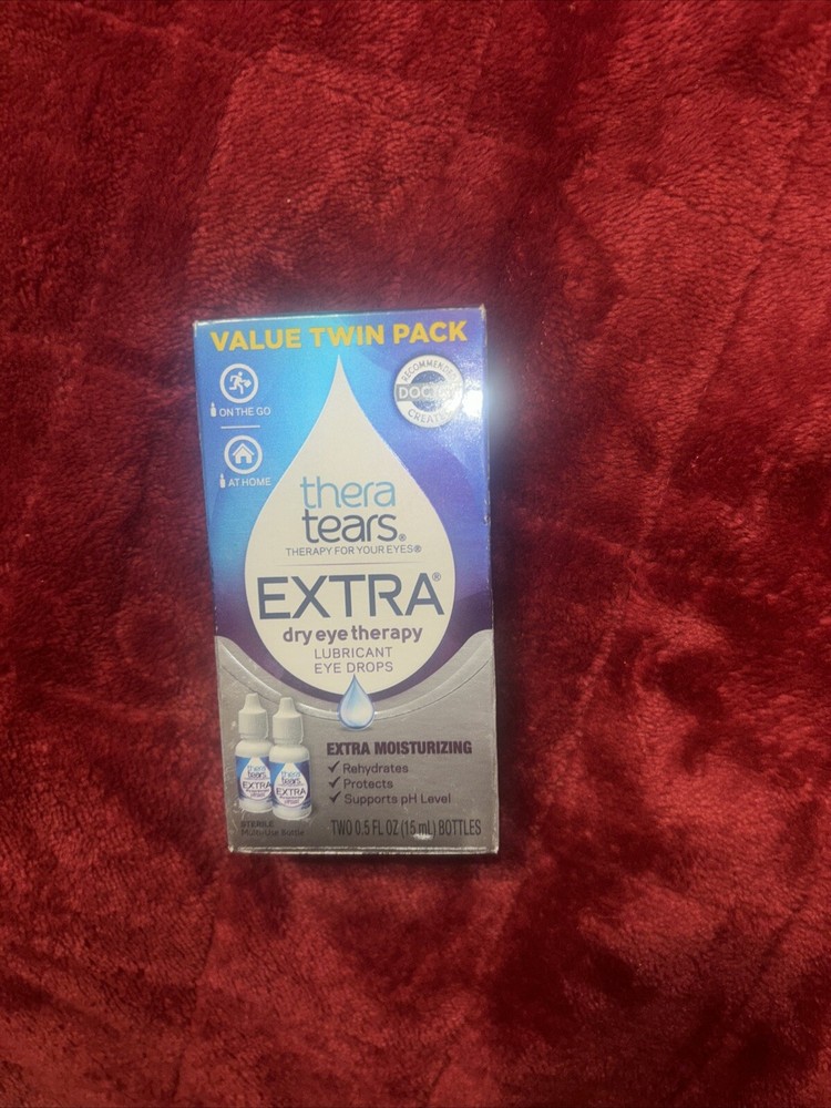 TheraTears Dry Eye Therapy Lubricant Eye Drops for Dry Eyes, 0.5 fl oz