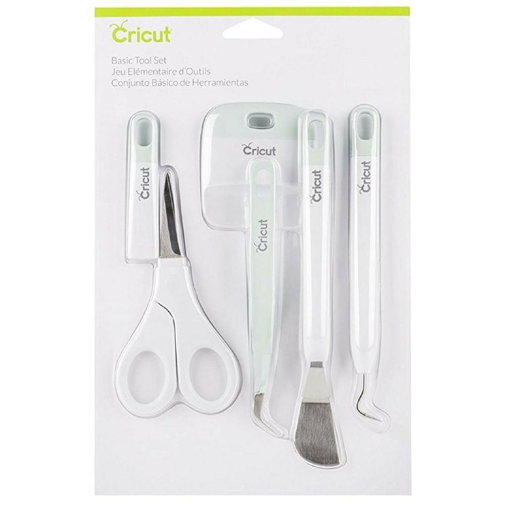 Cricut Basic Tool Set - 5-Piece Precision Tool Kit for Crafting and Diys, Perfec