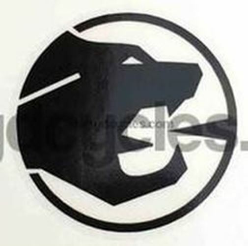 Cougar Spitting Cat Head Vinyl Decal