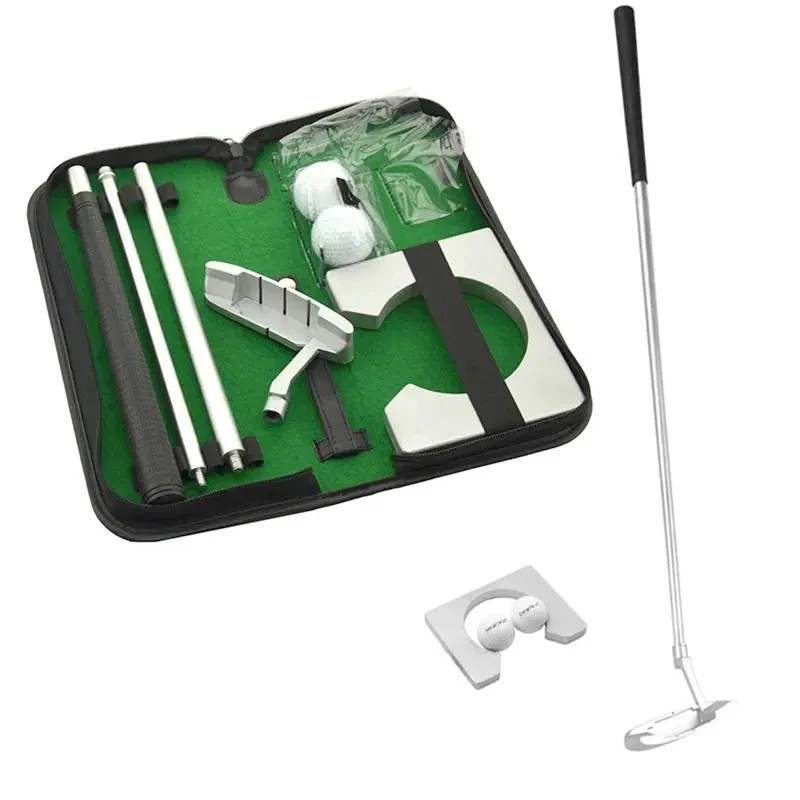 Mini Indoor Putting Green -with Putter, Hole Cutter, Putting Cup Office Golf Kit