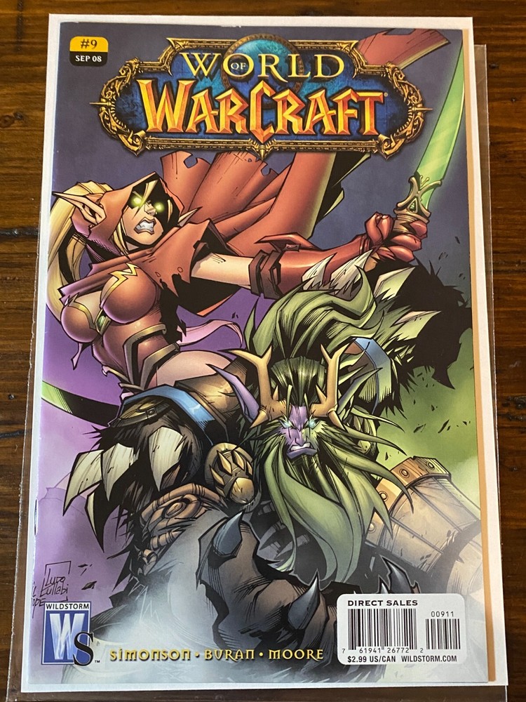 2008 Wildstorm WORLD OF WARCRAFT #9 8.5 VF+