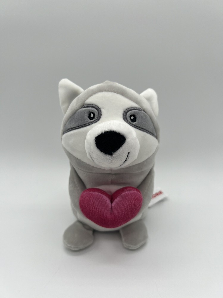 Aurora Valentine’s Day Plush Grey With Pinky Heart