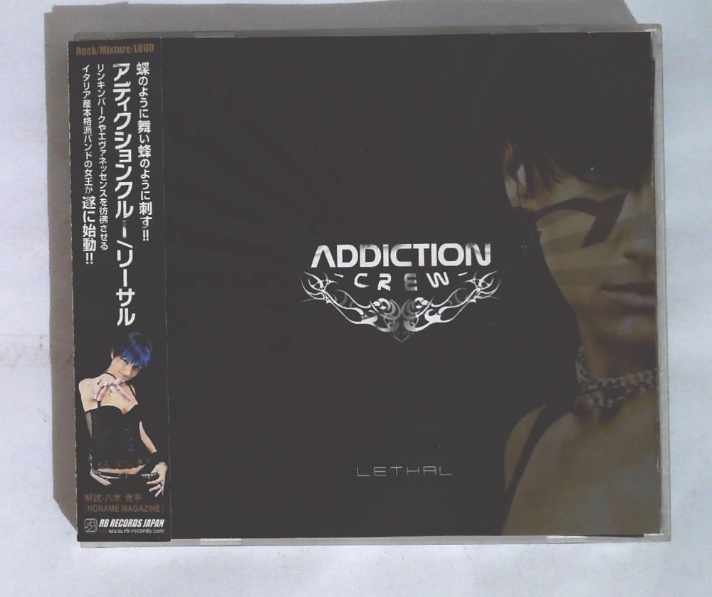 Addiction Crew – Lethal RBRJ-0033 JAPAN CD OBI