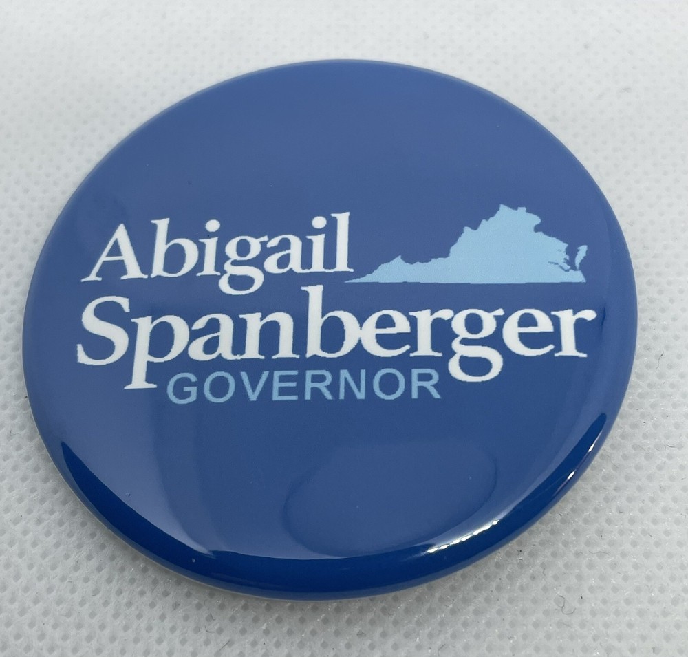Abigail Spanberger Governor Virginia 2025 Political Campaign Pinback Button-image