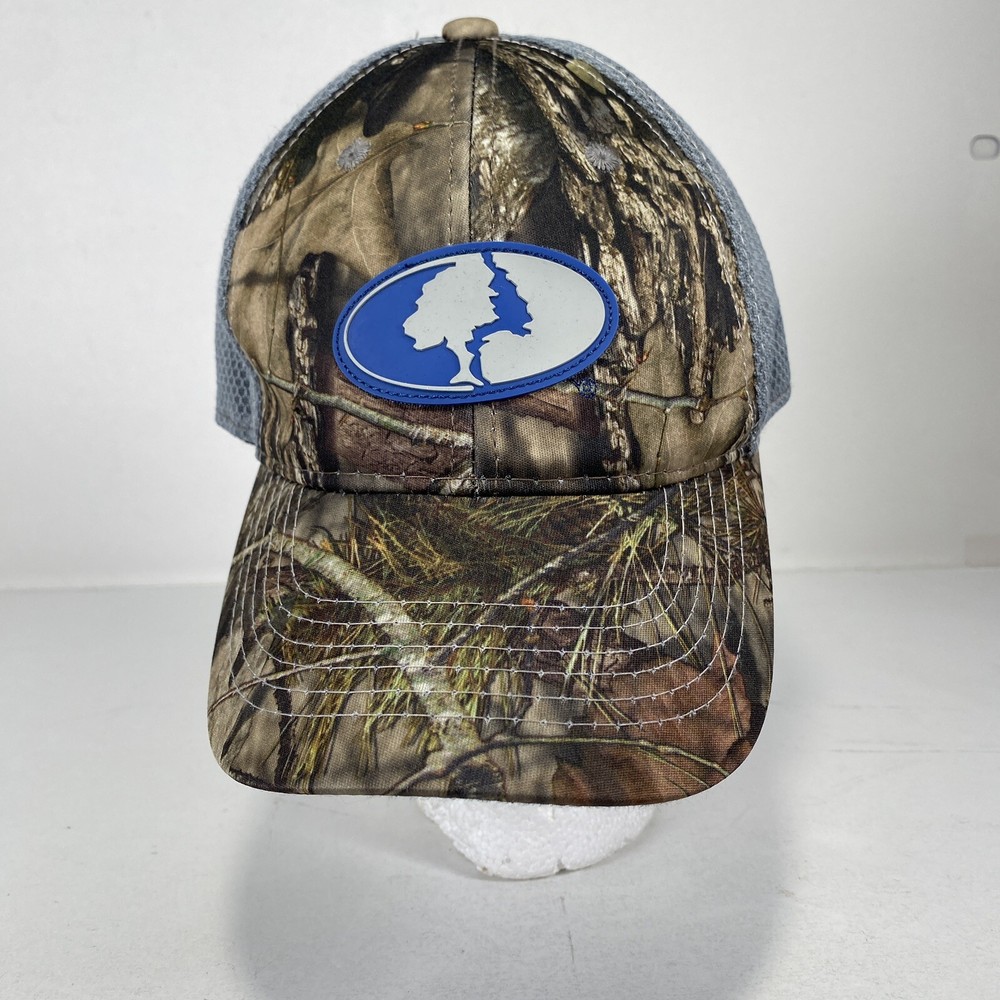 Mossy Oak Camo Adjustable Mesh Strapback Hat for Hunting Hiking Outdoor Men  