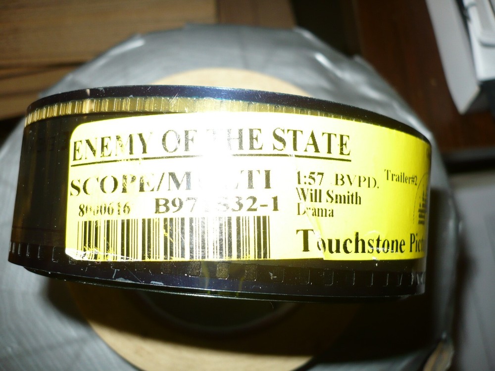 ENEMY OF THE STATE, unused orig 35mm scope trailer [Will Smith, Gene Hackman]