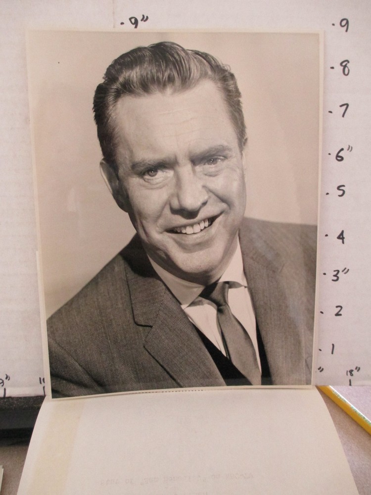 1962 NBC Show Sam Benedict Photo Edmond O'Brien Smiling Solo Shot  