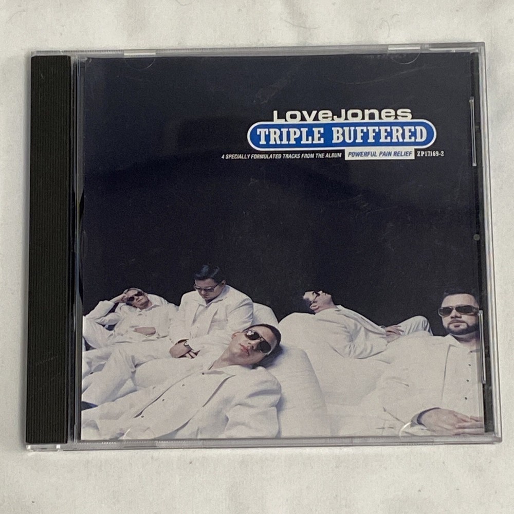 Love Jones - Triple Buffered (1995 CD PROMO) Zoo Entertainment BMG Music RARE!!