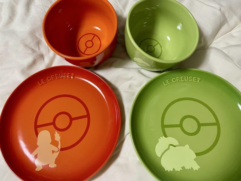 Le Creuset Pokemon Tableware 4-Piece Set