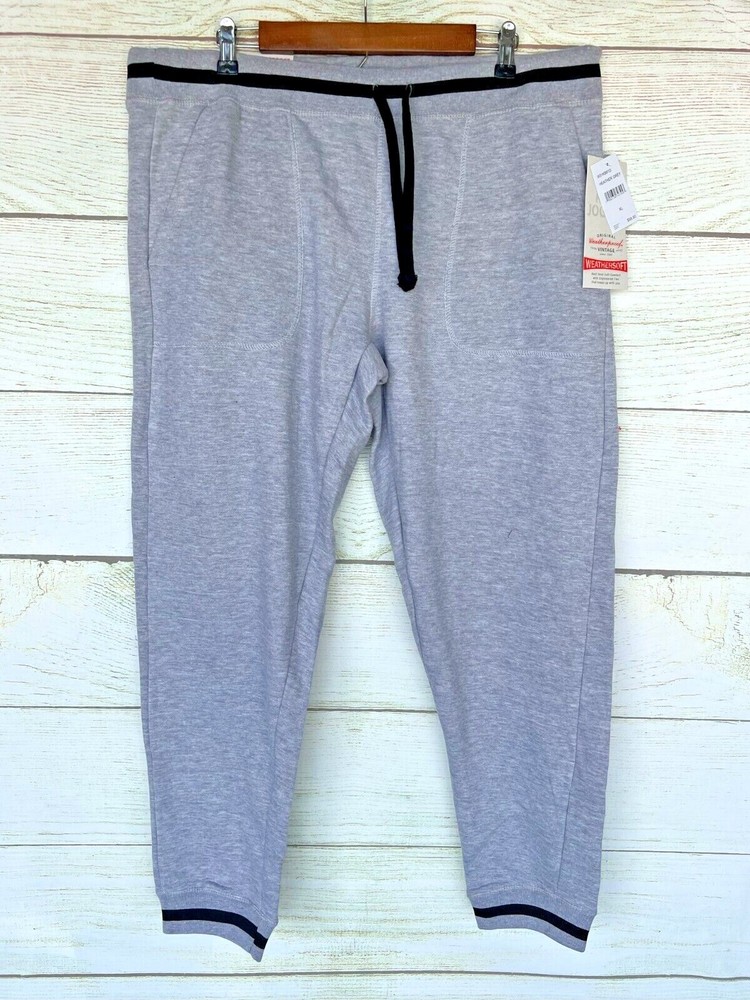 Weatherproof Jogger Pants Mens Size XLarge Slim Taoered Fleece Jogger Pants New
