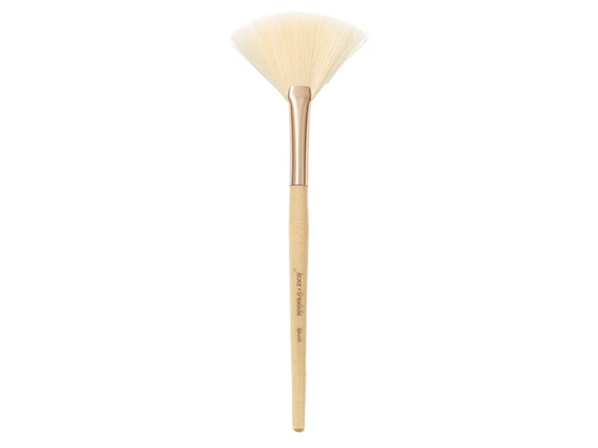 Jane Iredale White Fan Blush Brush [Rose Gold]