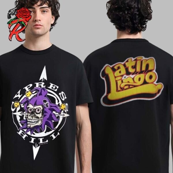 The Cypress Hill Latin Lingo Stoned Joker Tee Wearing By Mandalorian Pedro Pasca